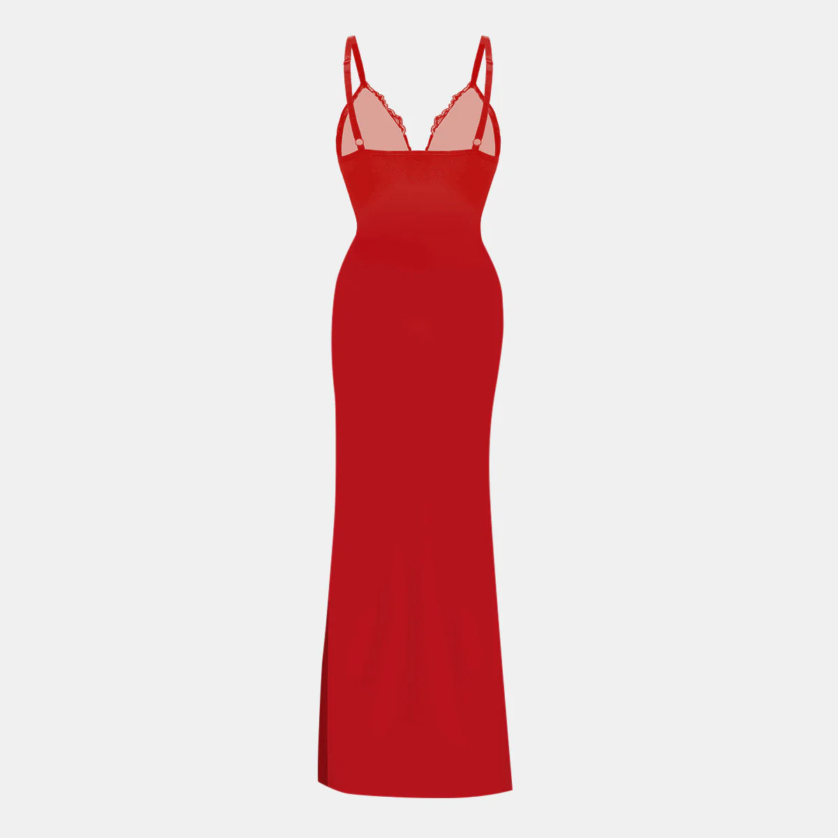 Lace Shapewear Bodycon Maxi Dress - Image 5