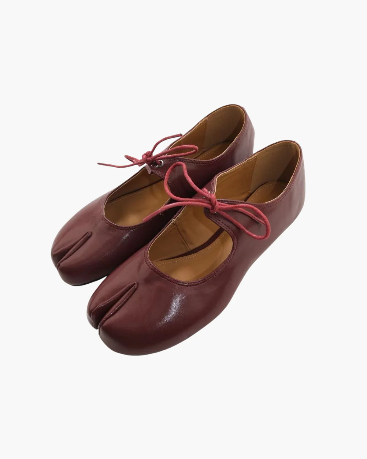 Lace Up Tabi Flats - Image 10