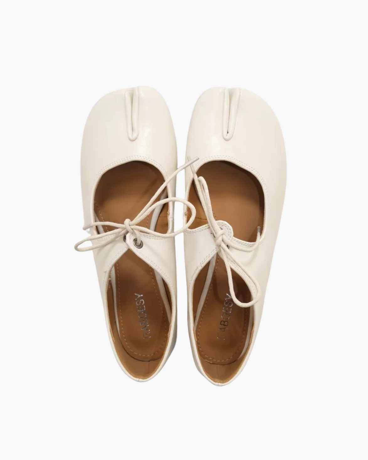 Lace Up Tabi Flats - Image 17