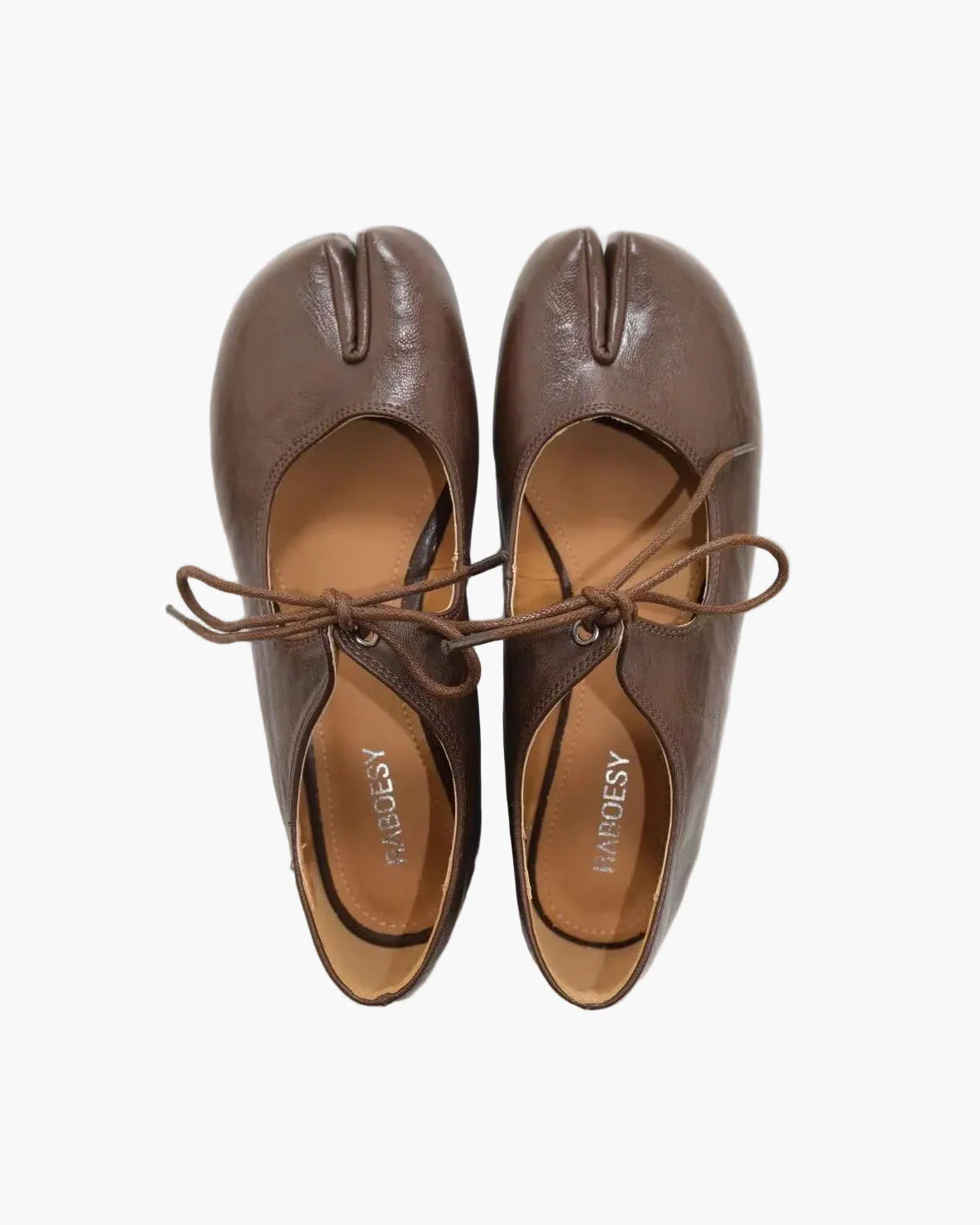 Lace Up Tabi Flats - Image 22