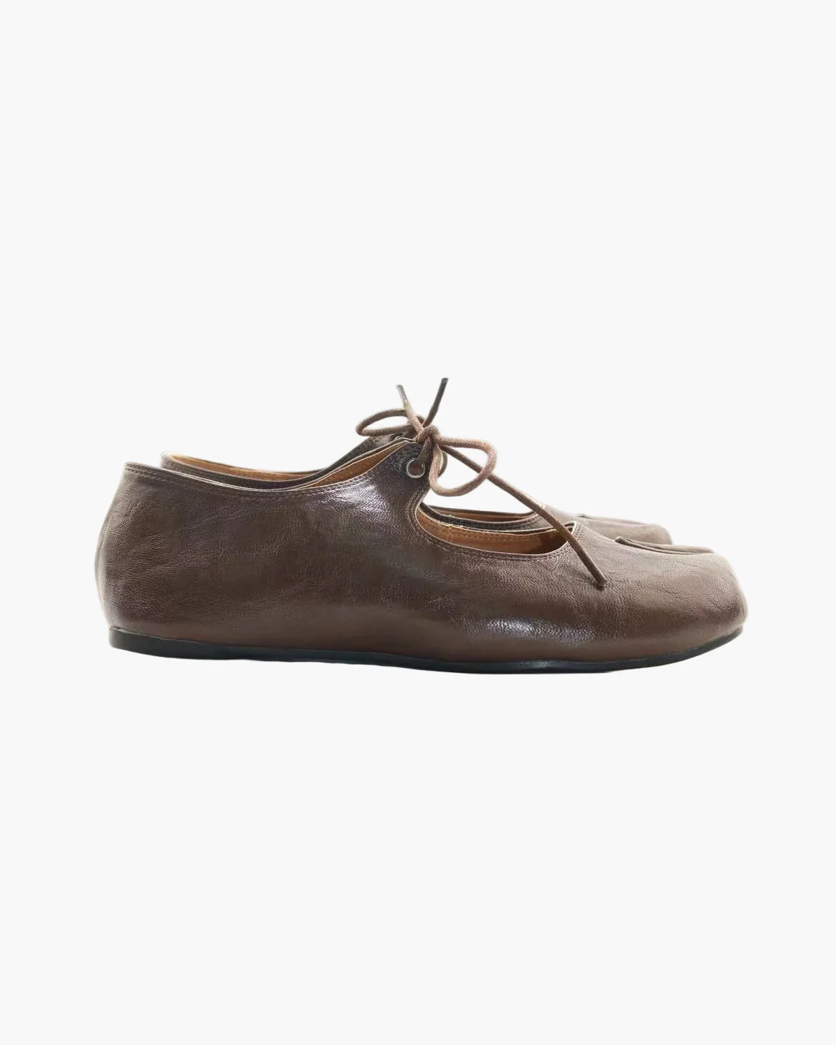 Lace Up Tabi Flats - Image 23