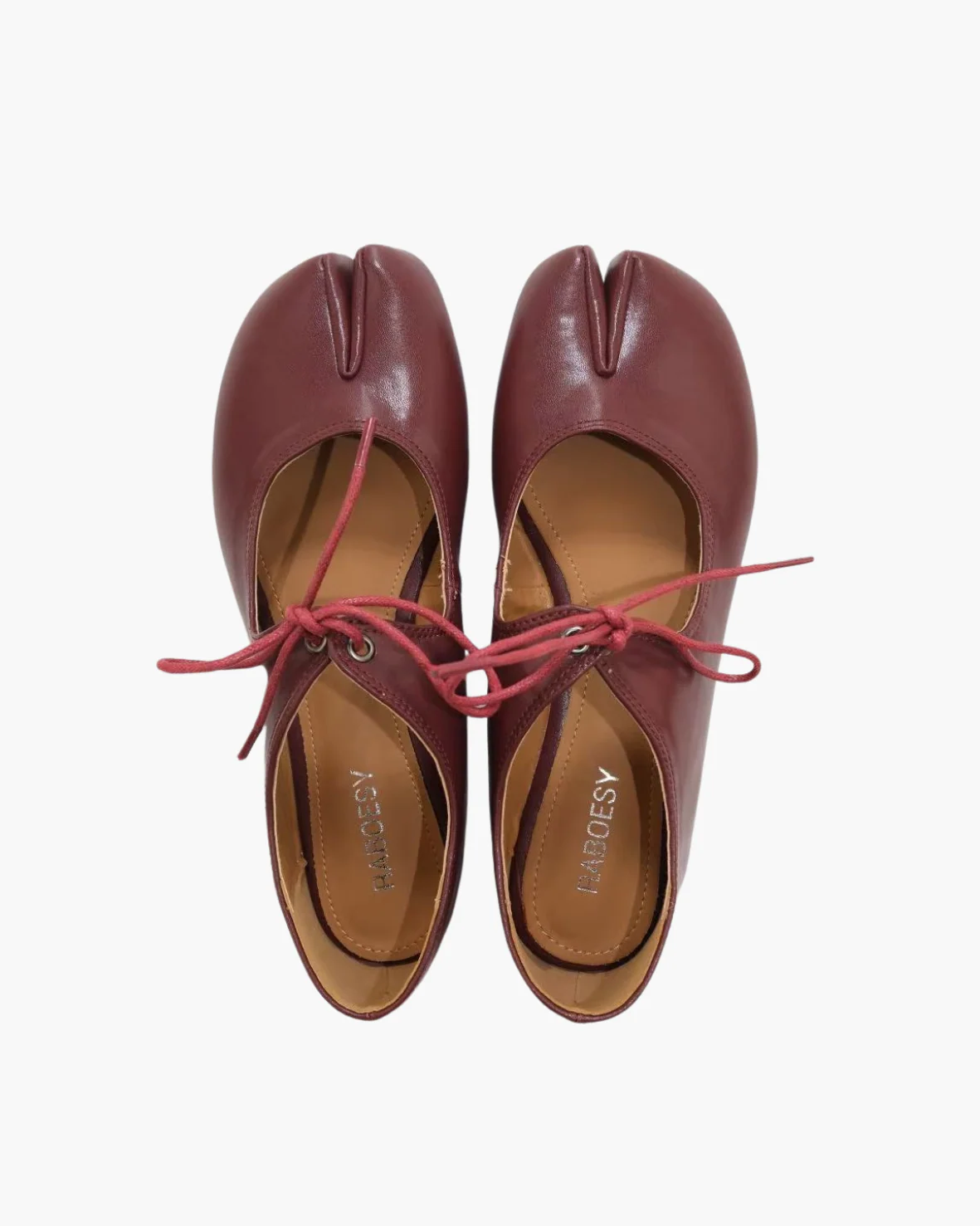 Lace Up Tabi Flats - Image 7