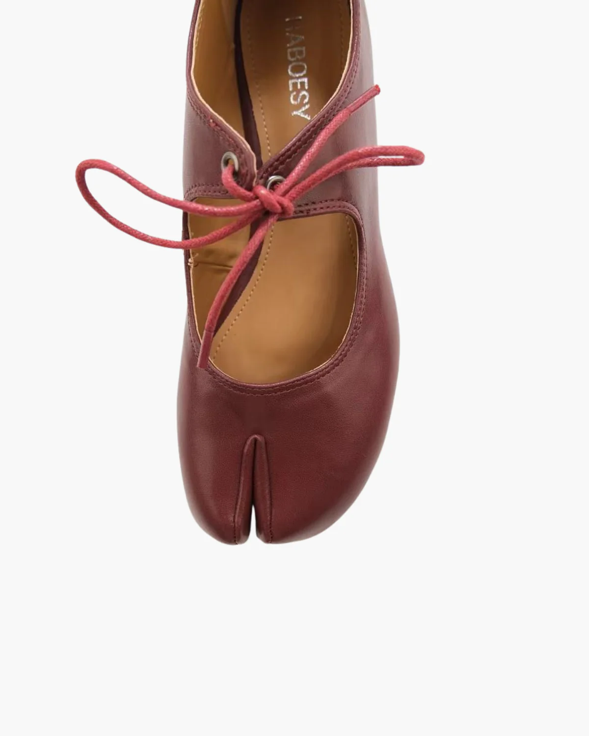 Lace Up Tabi Flats - Image 9