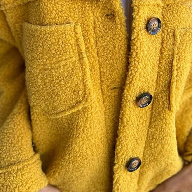 🍂Fall Specials🍂Women's Warm Lapel Cropped Jacket - Image 11