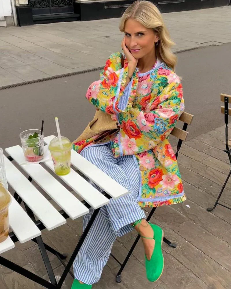 LÉA BLANCHET - Vintage colorful jacket - Image 2