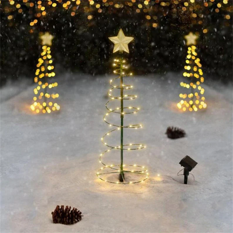 Solar Christmas Tree LED String Lights - Image 5