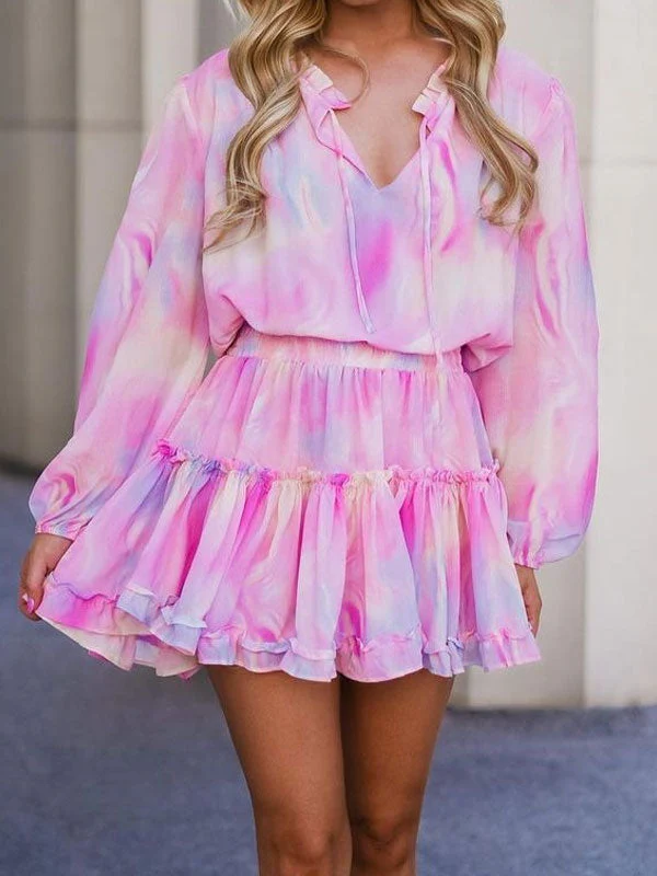 Long sleeve multi dress - Image 2