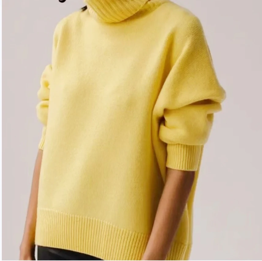 Long-sleeved Pullover Solid Color Sweater - Image 15