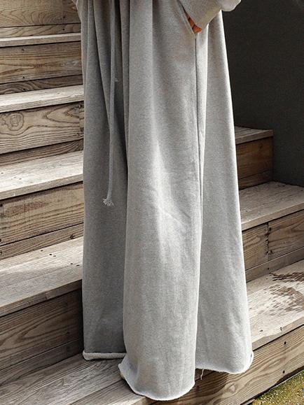 Loose Urban Gray Wide Leg Elastic Waist Pants - Image 23