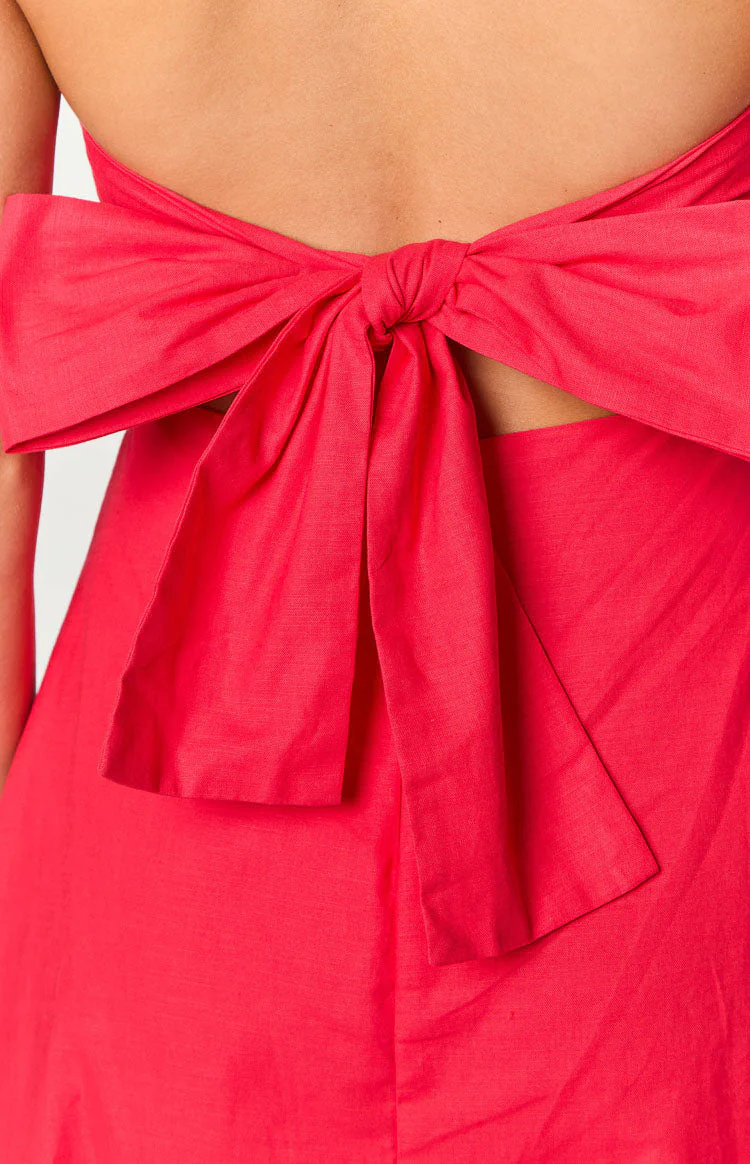 Love Parade Red Strapless Mini Dress - Image 7