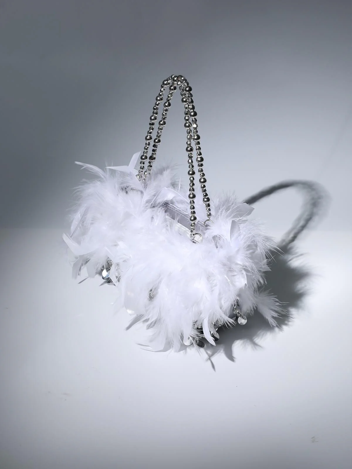 Martina Sequin Feather Shoulder Bag - Image 3