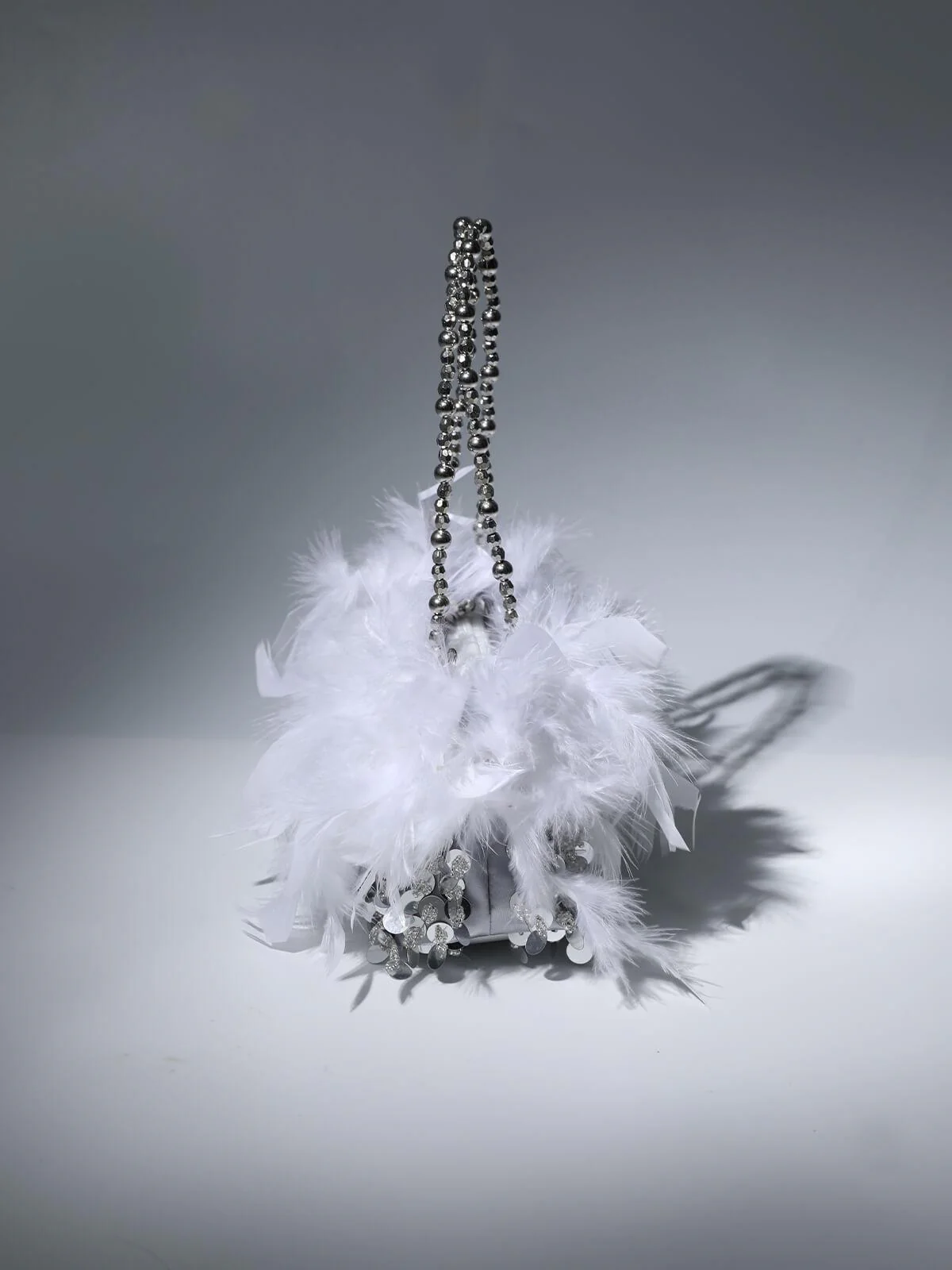 Martina Sequin Feather Shoulder Bag - Image 7