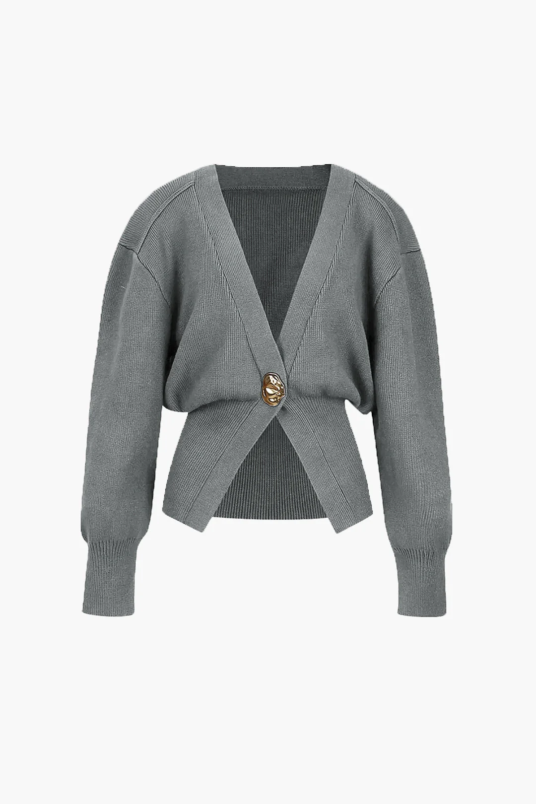 V-neck Sweater Cardigan - Image 5
