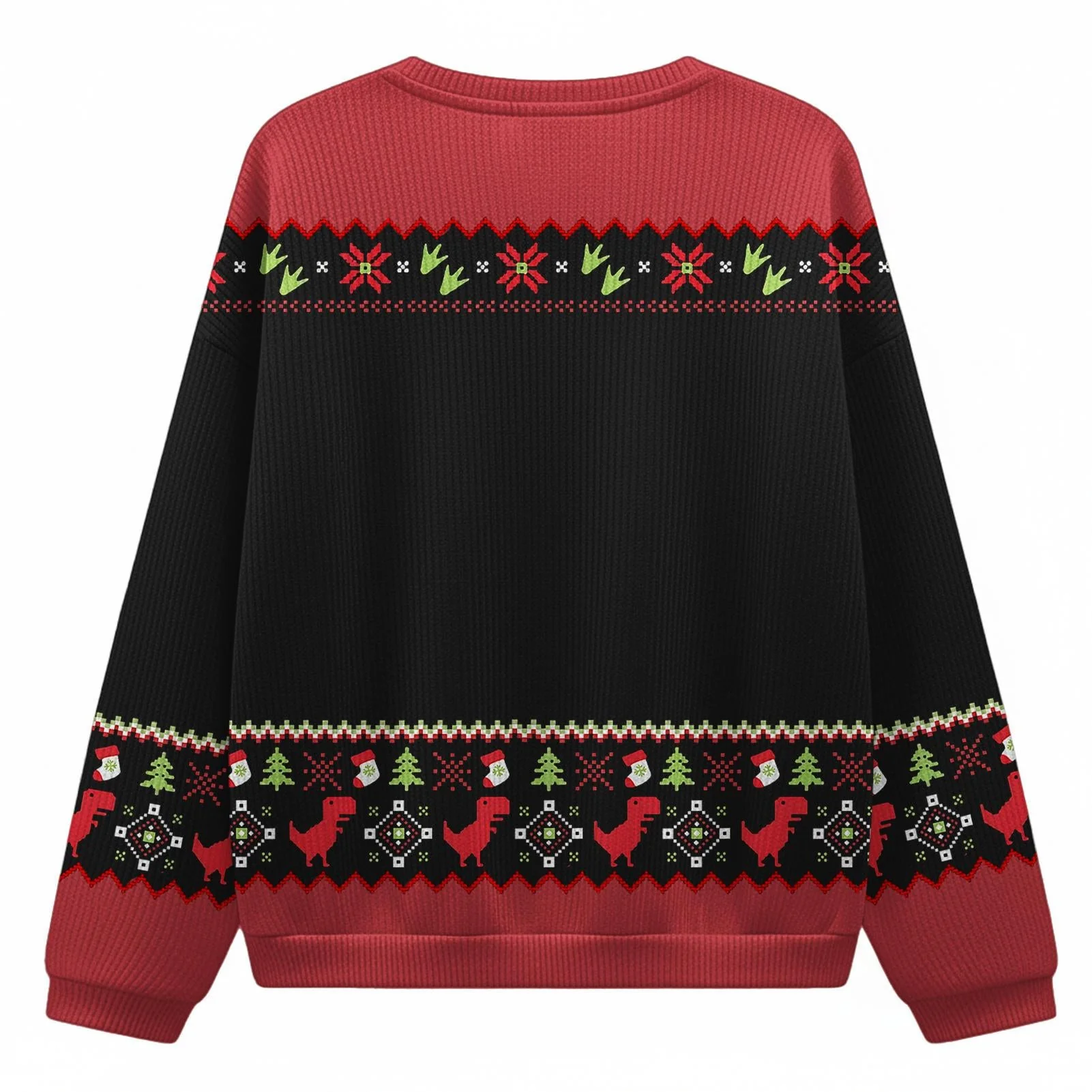 Unisex Jurassic Christmas Ugly Sweater - Image 2
