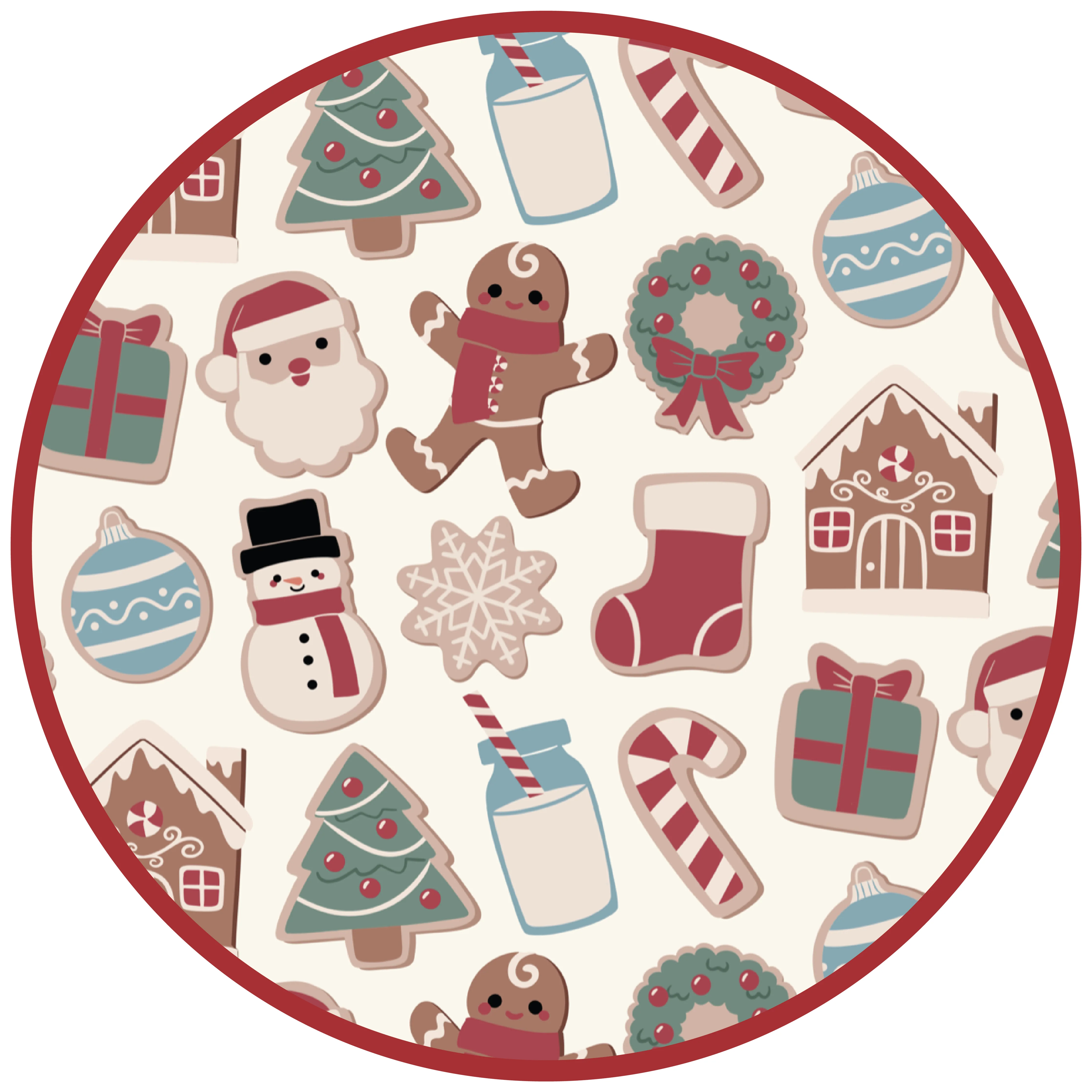 Milk and Cookies Christmas Holiday Bamboo Baby Pajamas - Image 4