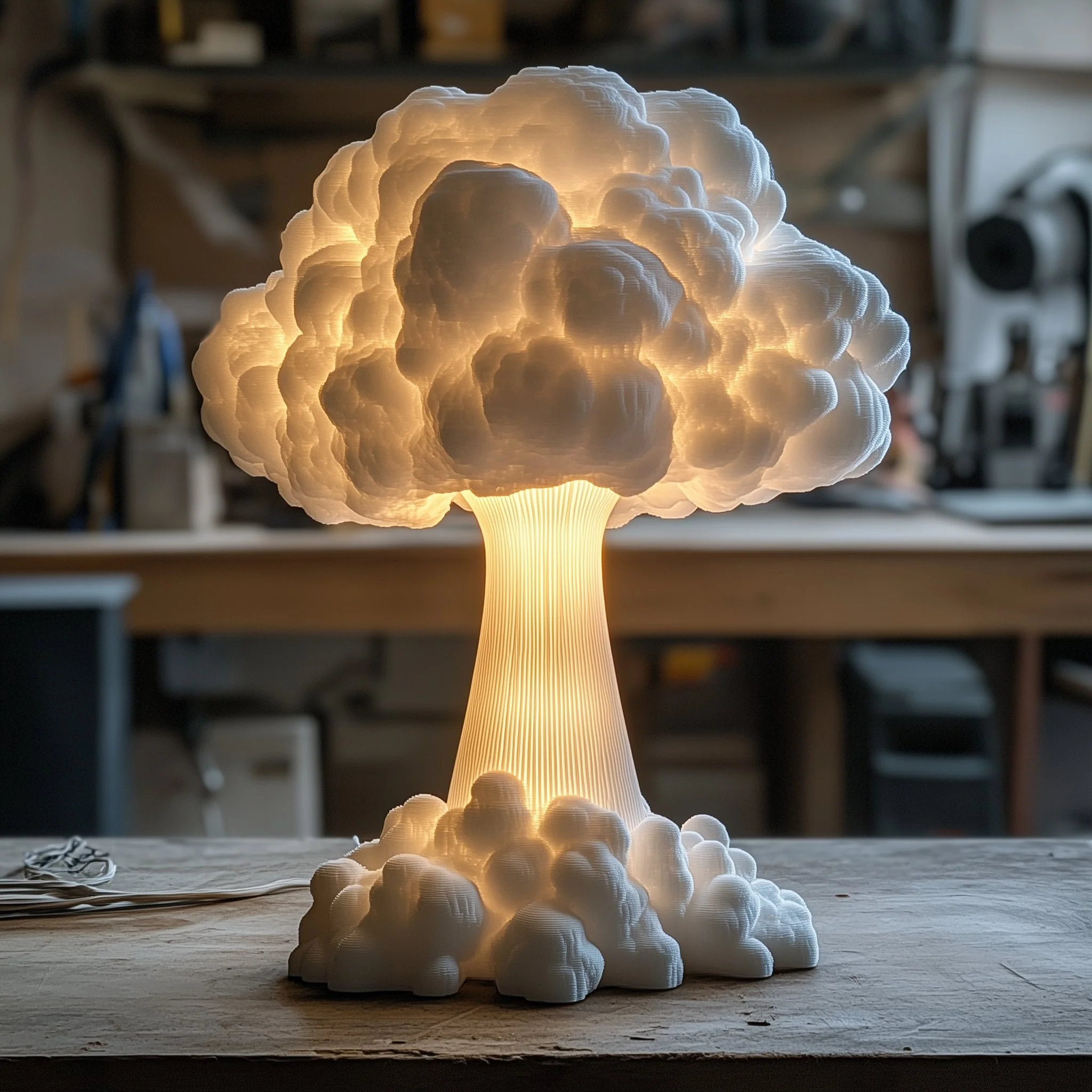 🍄Atomic Bomb Blast | Mushroom Cloud Table Lamp - Image 2