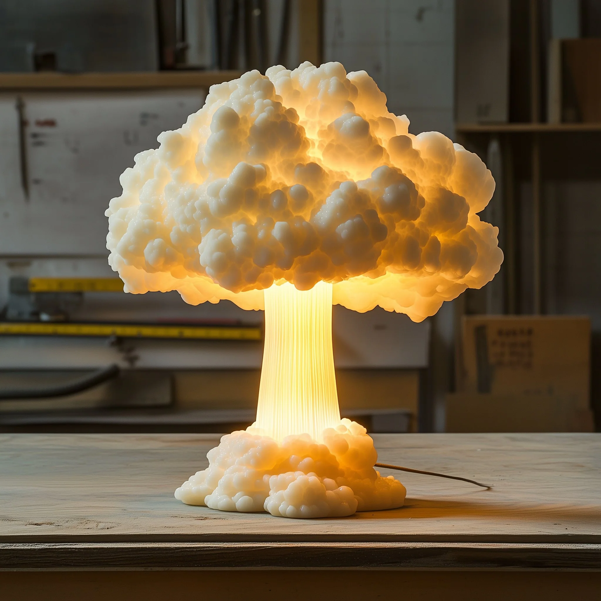 🍄Atomic Bomb Blast | Mushroom Cloud Table Lamp - Image 4
