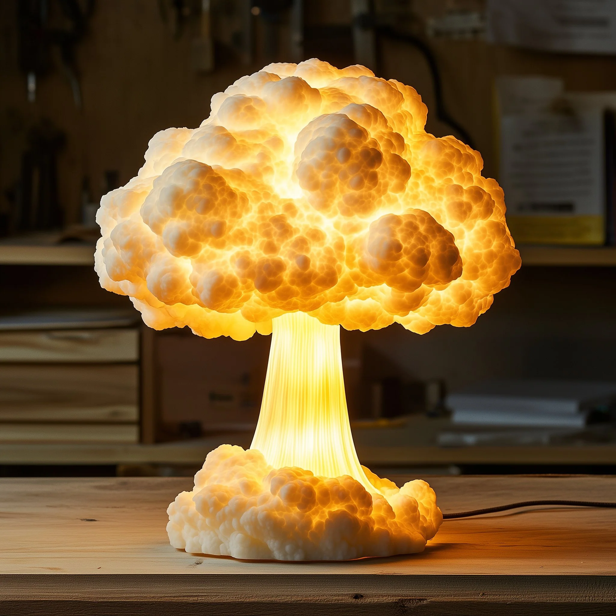 🍄Atomic Bomb Blast | Mushroom Cloud Table Lamp - Image 5