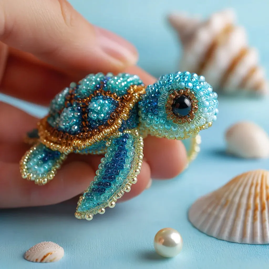 Octopus Bead Embroidery Kit - Image 3