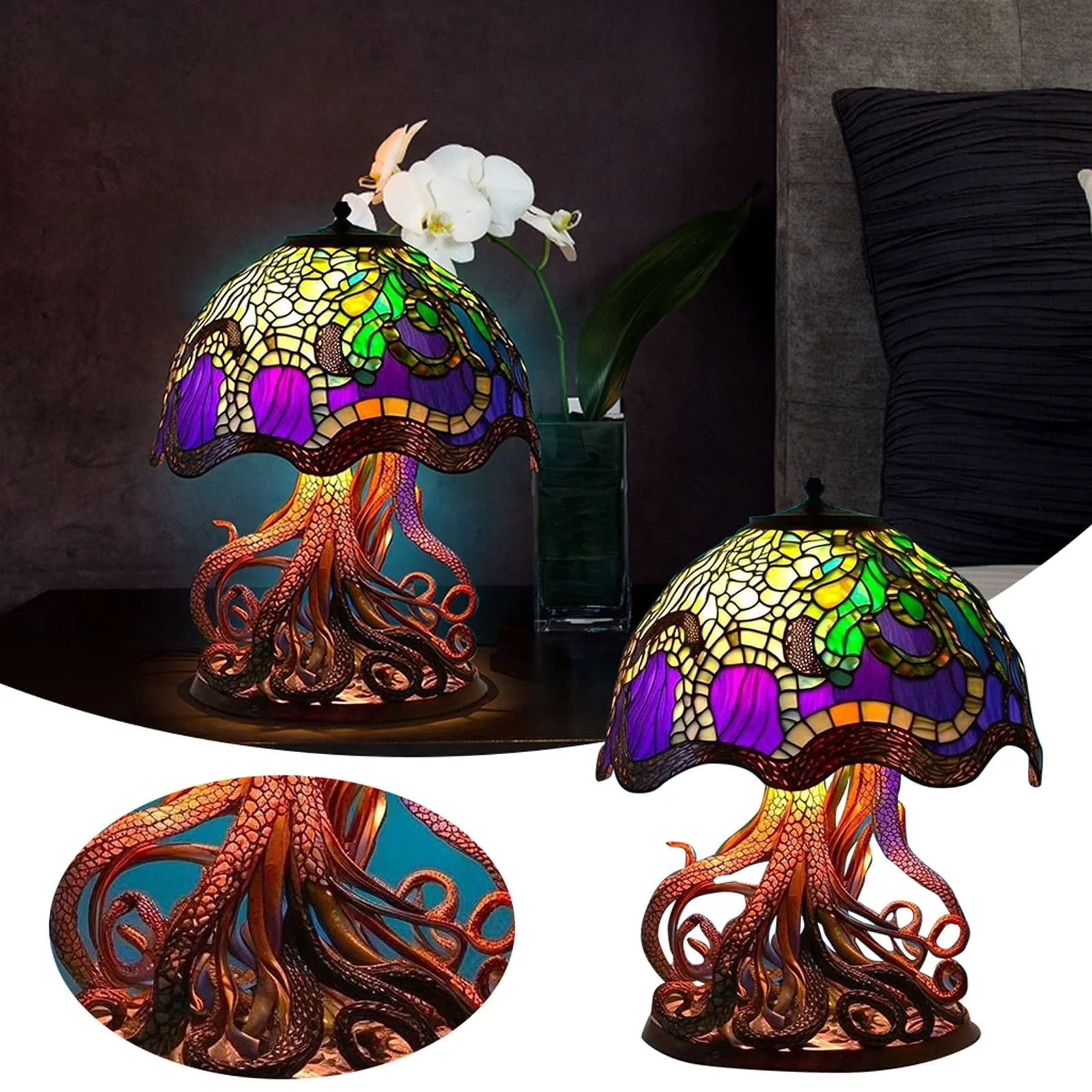 Painting Mushroom Table Lamp - Image 12