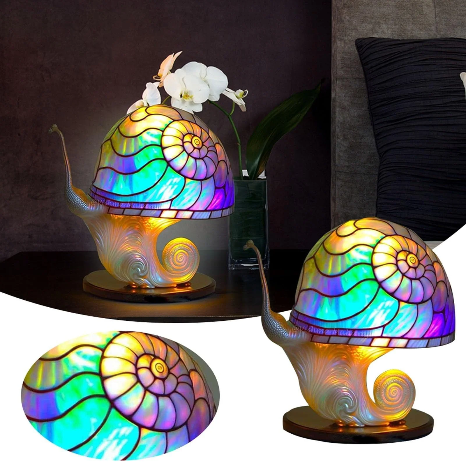 Painting Mushroom Table Lamp - Image 20