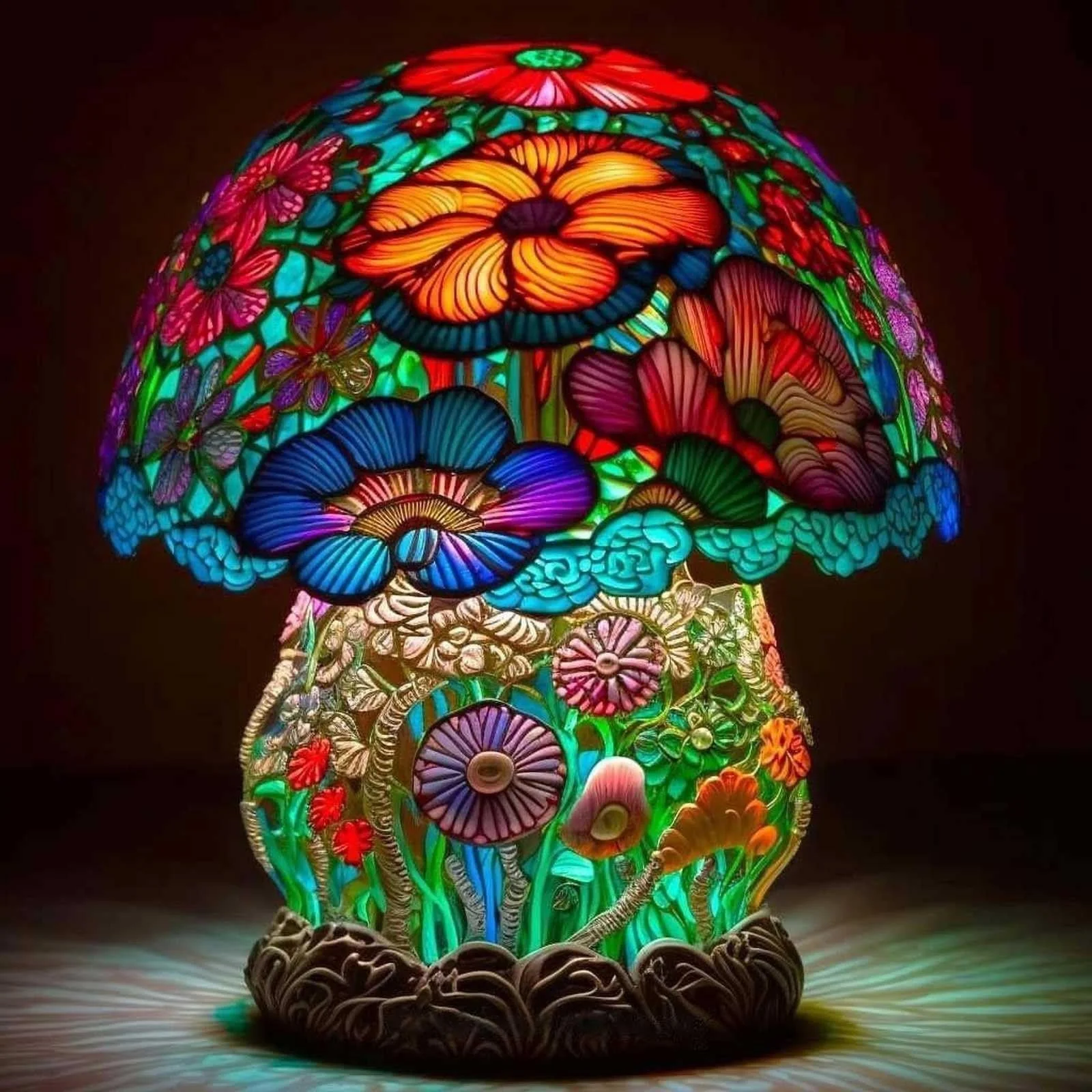 Painting Mushroom Table Lamp - Image 24
