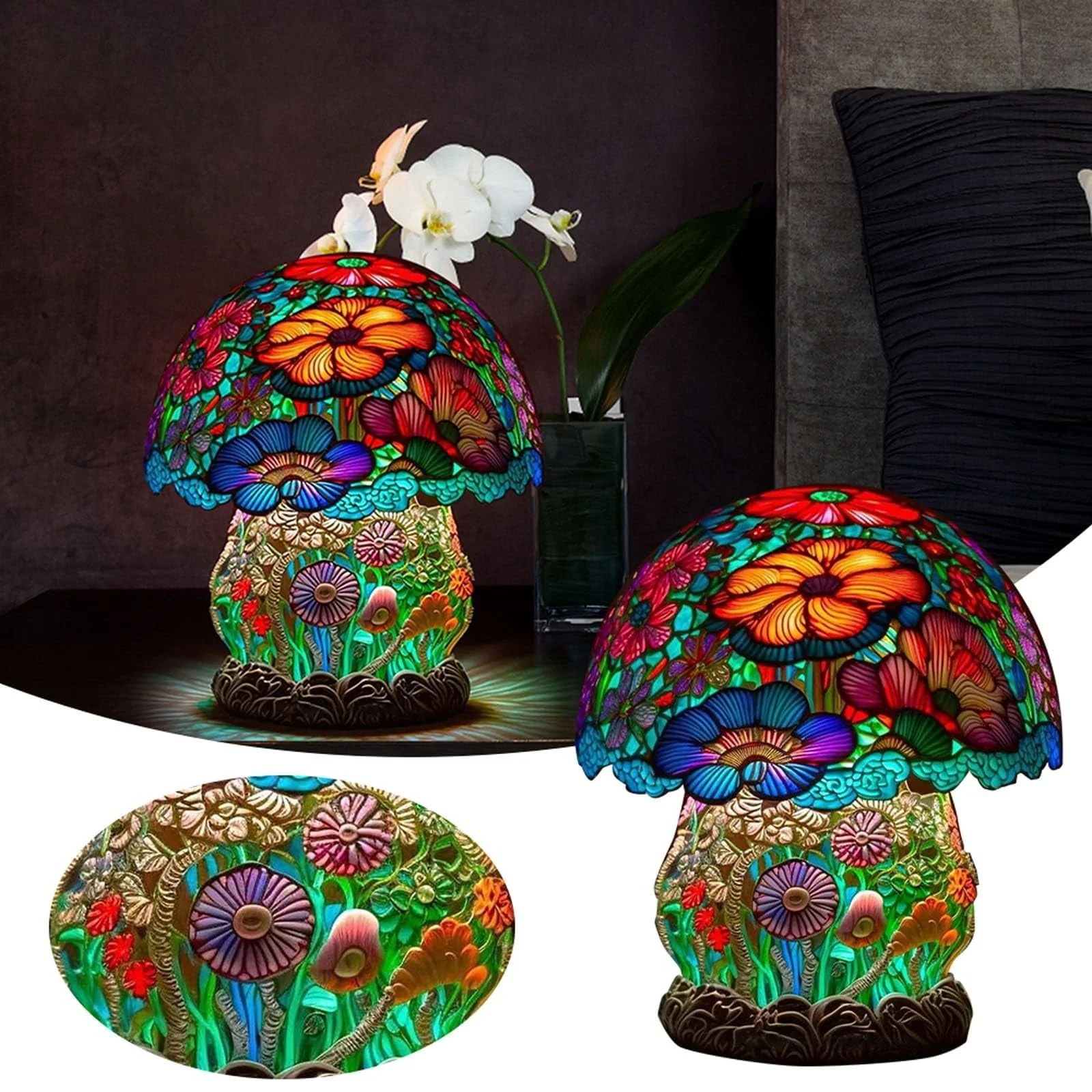 Painting Mushroom Table Lamp - Image 28