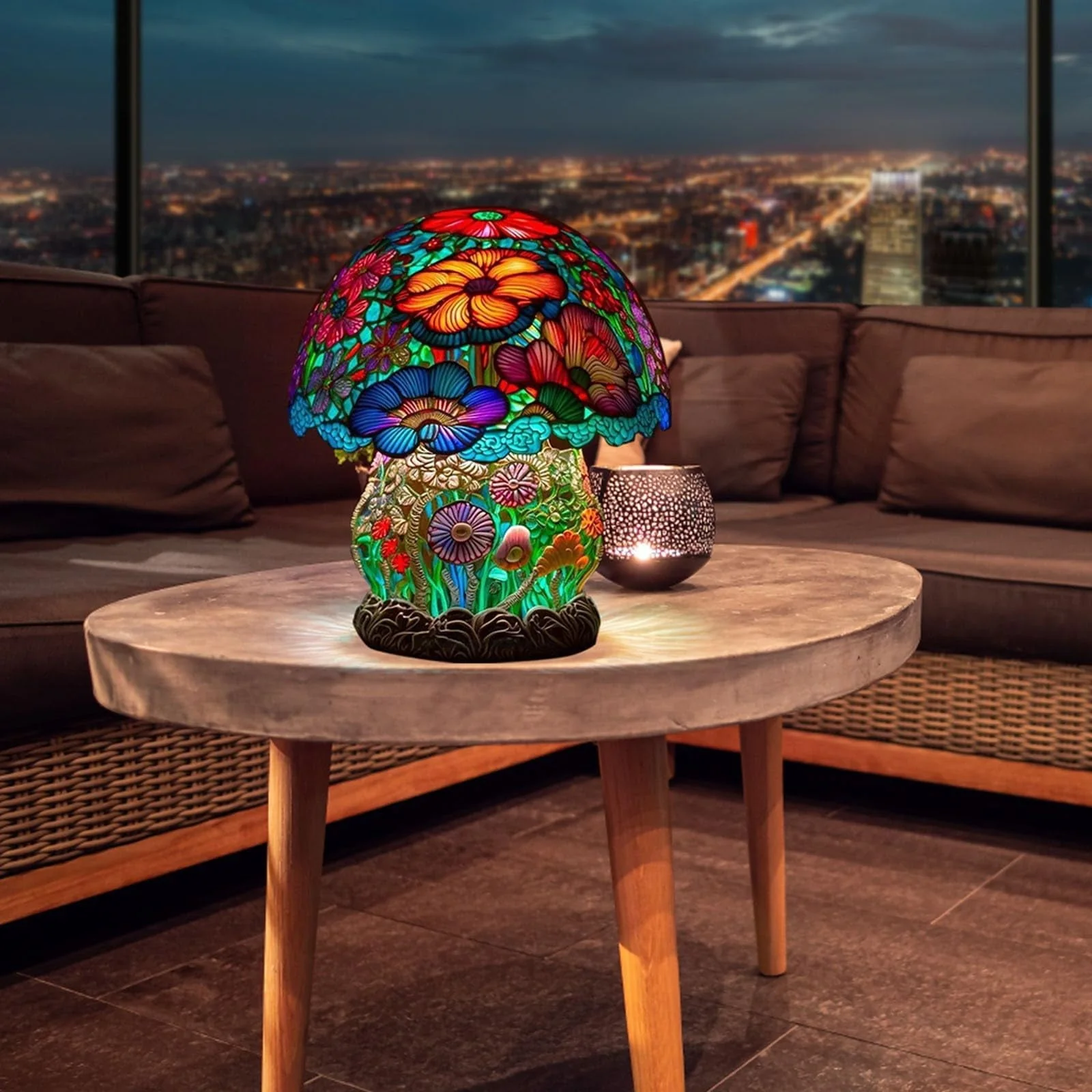 Painting Mushroom Table Lamp - Image 30