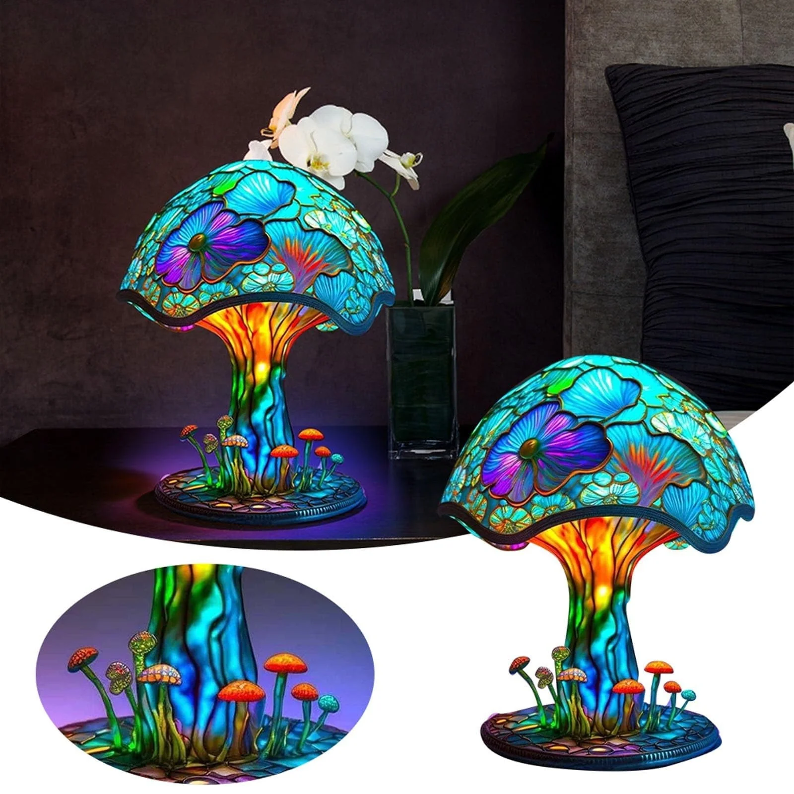 Painting Mushroom Table Lamp - Image 35