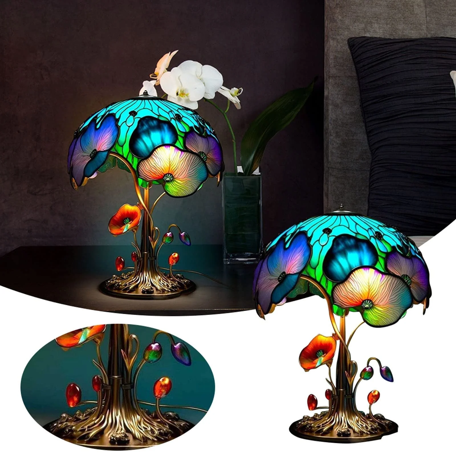Painting Mushroom Table Lamp - Image 36