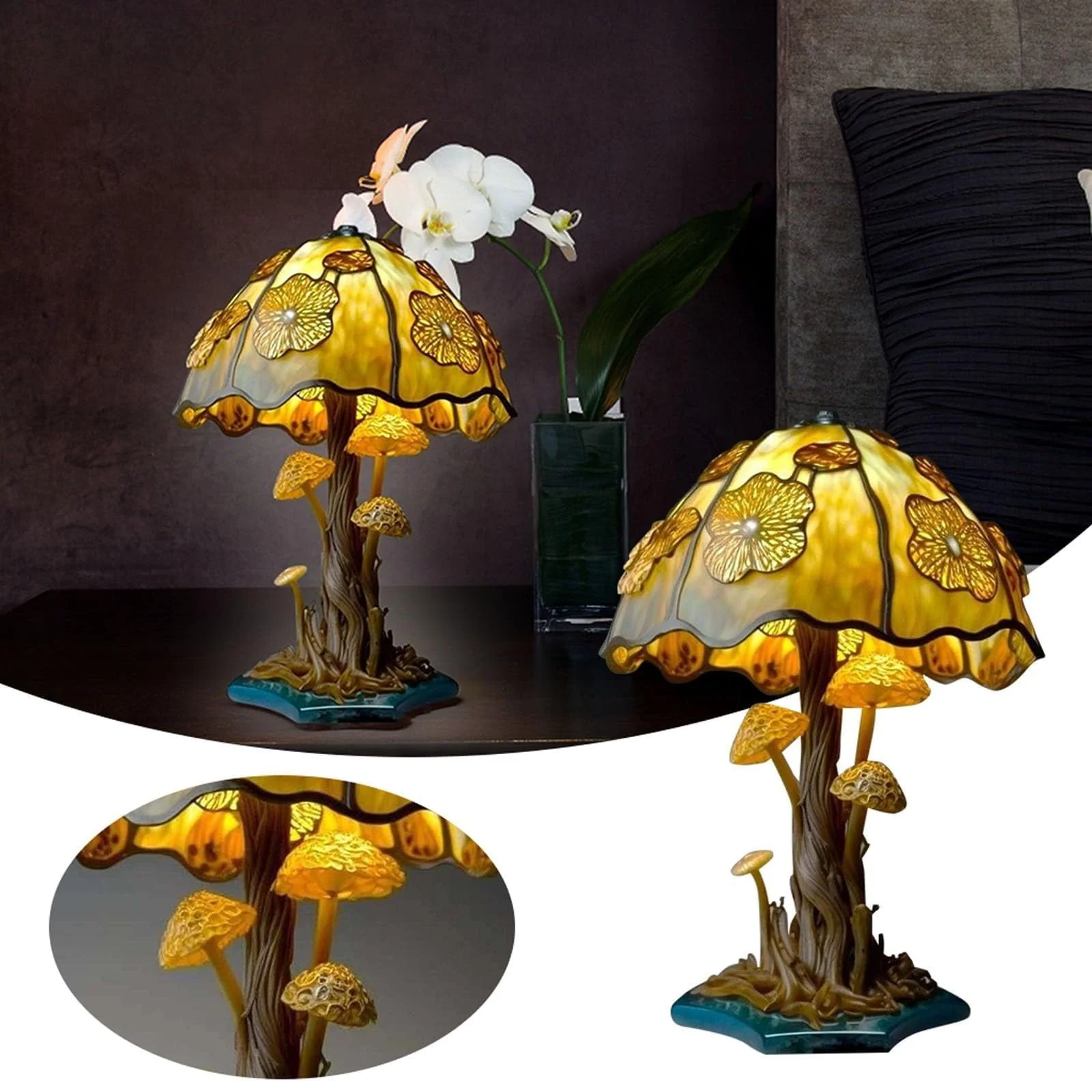 Painting Mushroom Table Lamp - Image 5