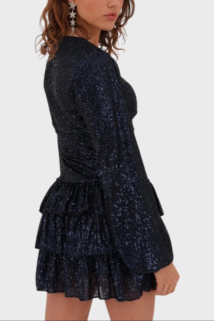 "Paris" dress navy - Image 2