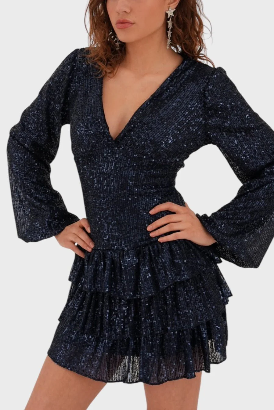 "Paris" dress navy - Image 3