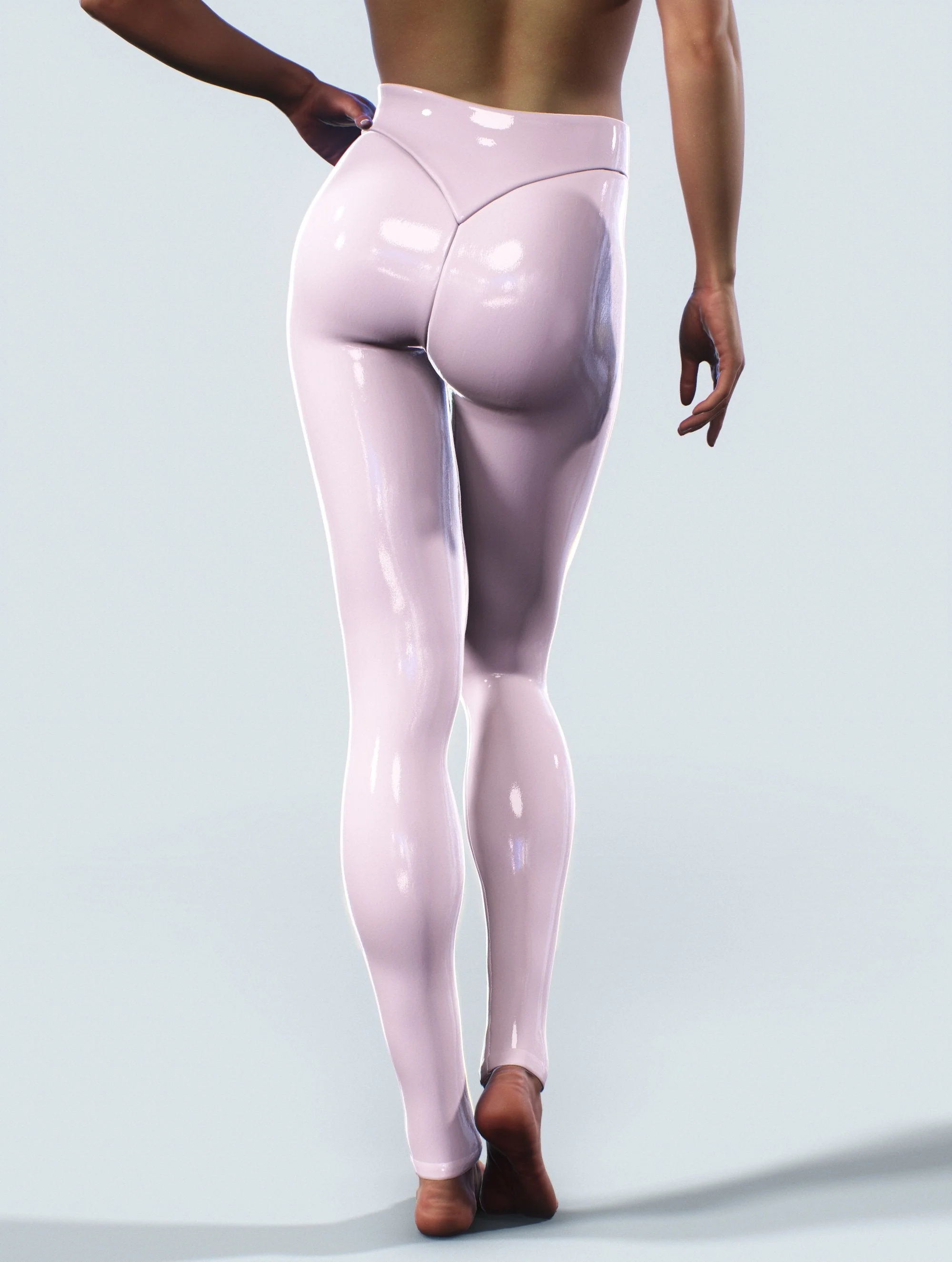 Luster Shiny Elasticity Printing Sports Yoga Leggings Pants - Image 10