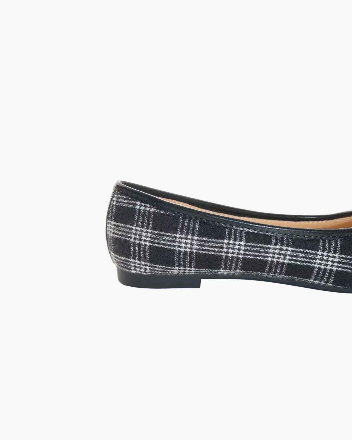 Plaid Tabi Ballet Flats - Image 11