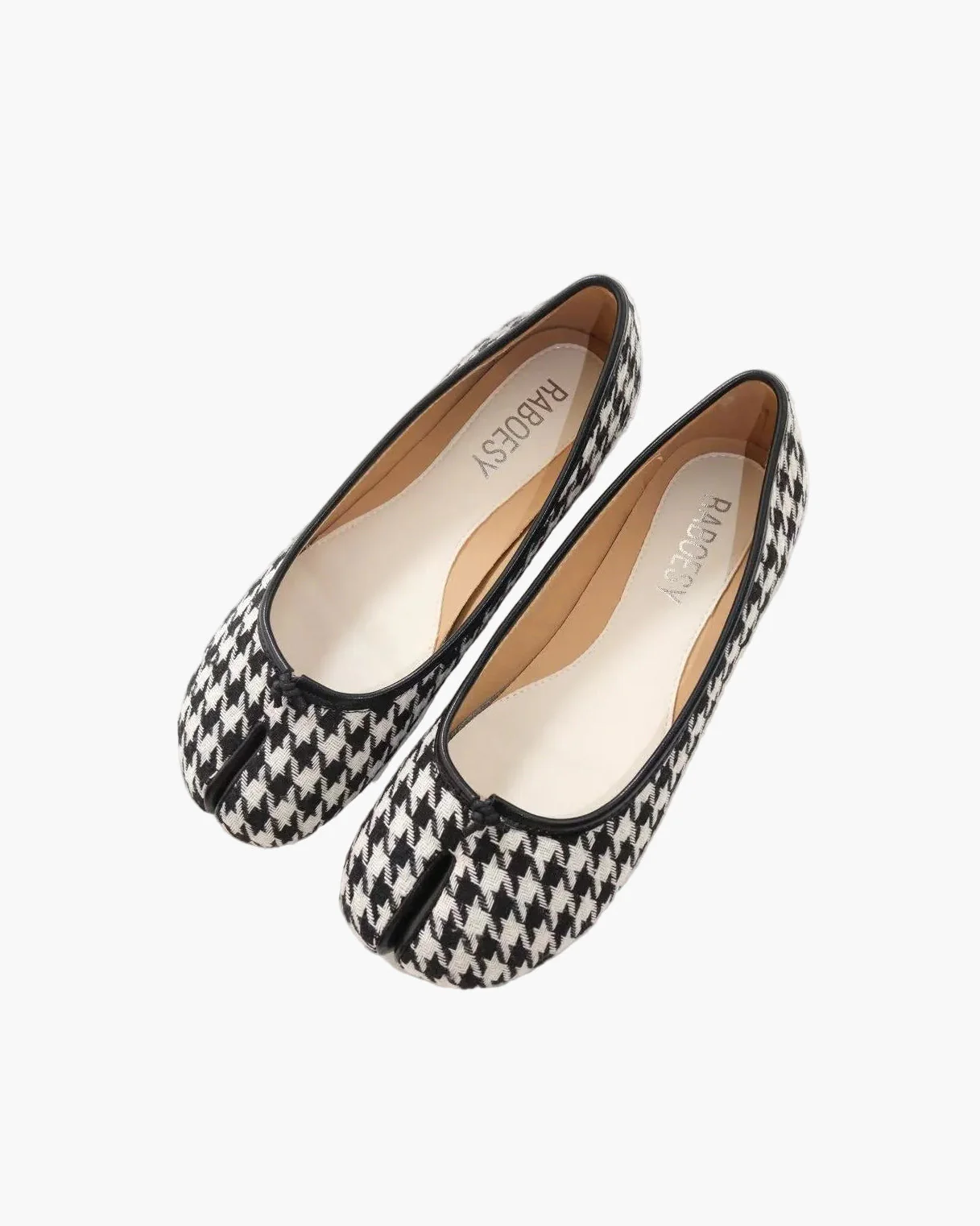 Plaid Tabi Ballet Flats - Image 16