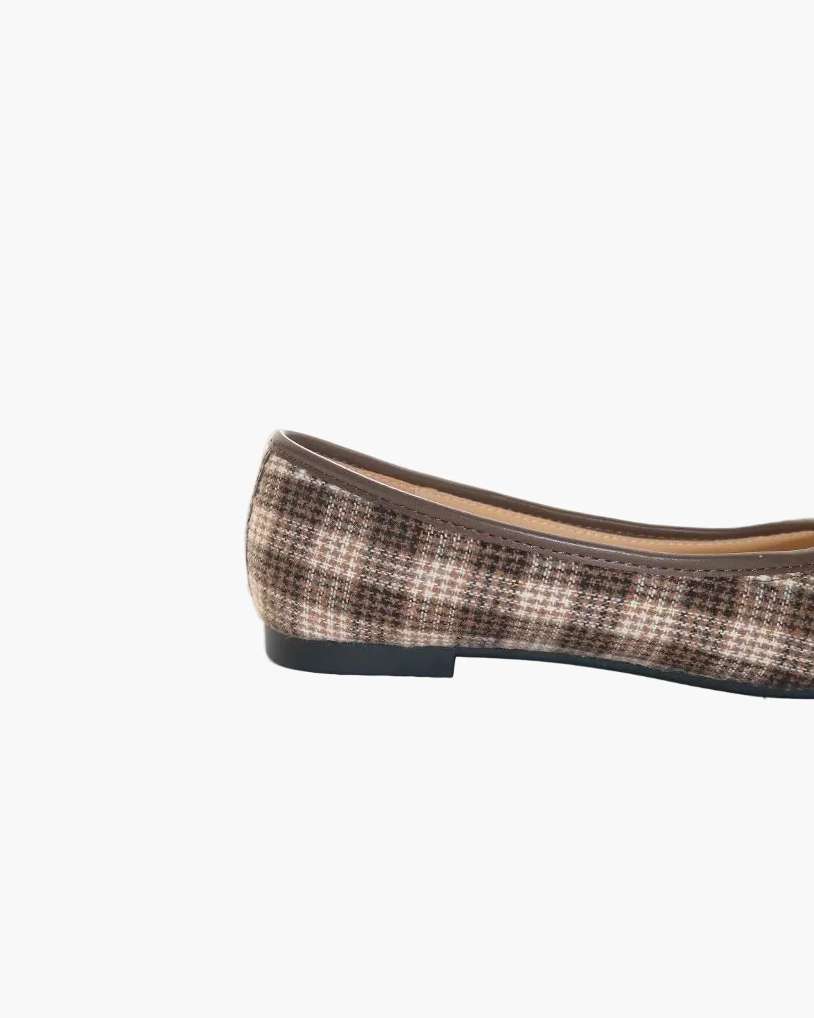 Plaid Tabi Ballet Flats - Image 6