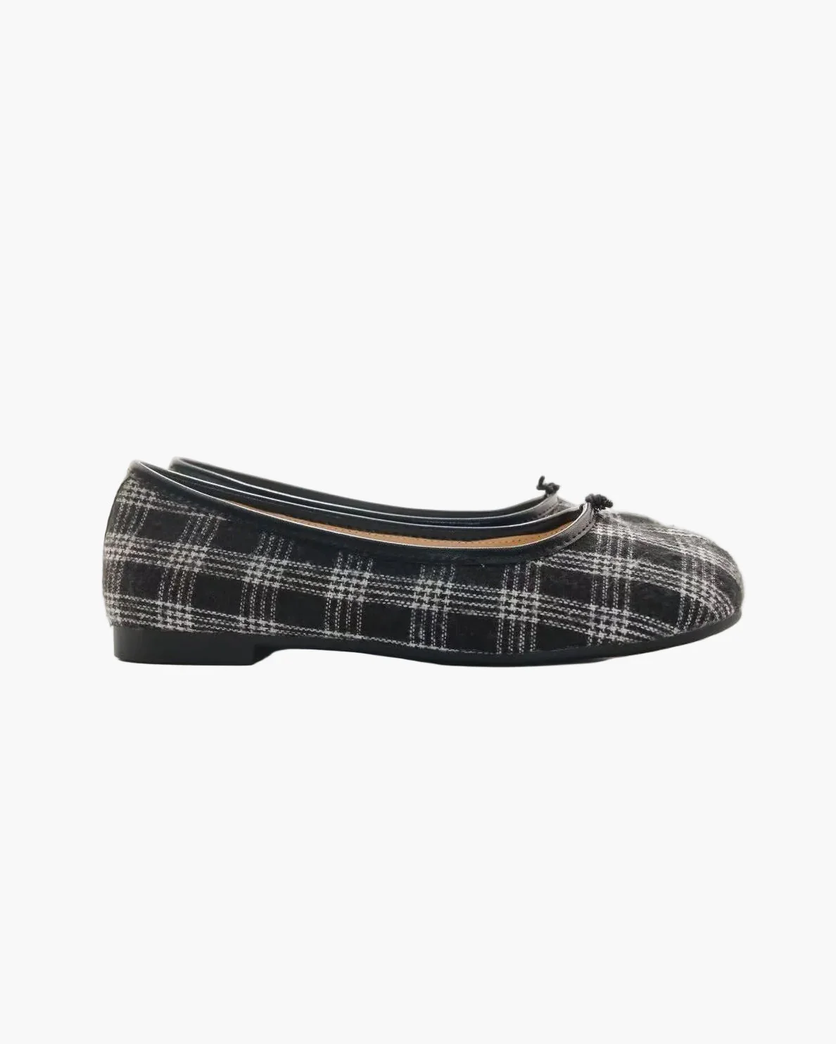 Plaid Tabi Ballet Flats - Image 8