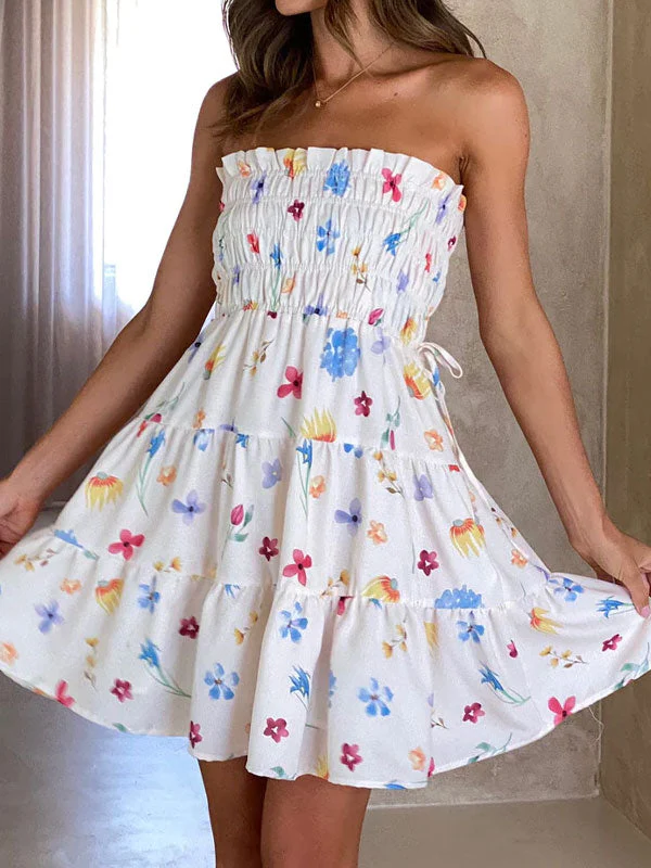 Pleated mini dress - Image 4