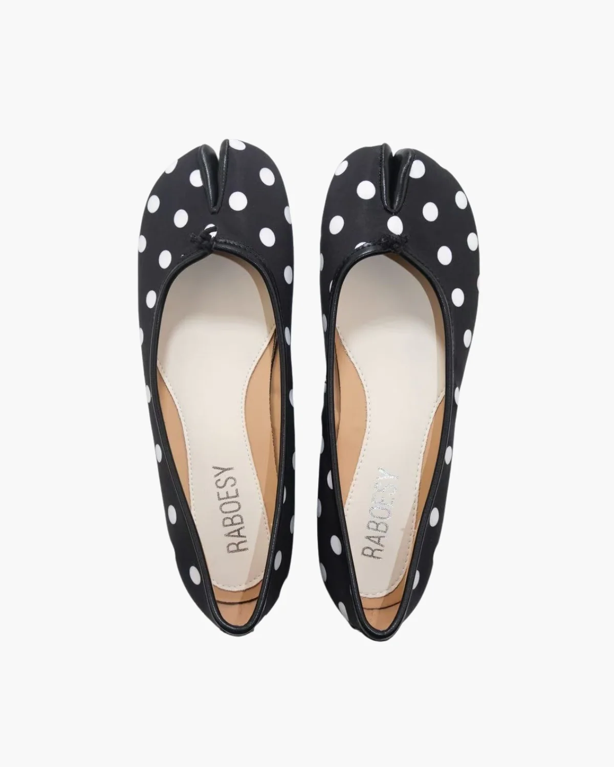 Polka Dots Tabi Ballet Flats - Image 2