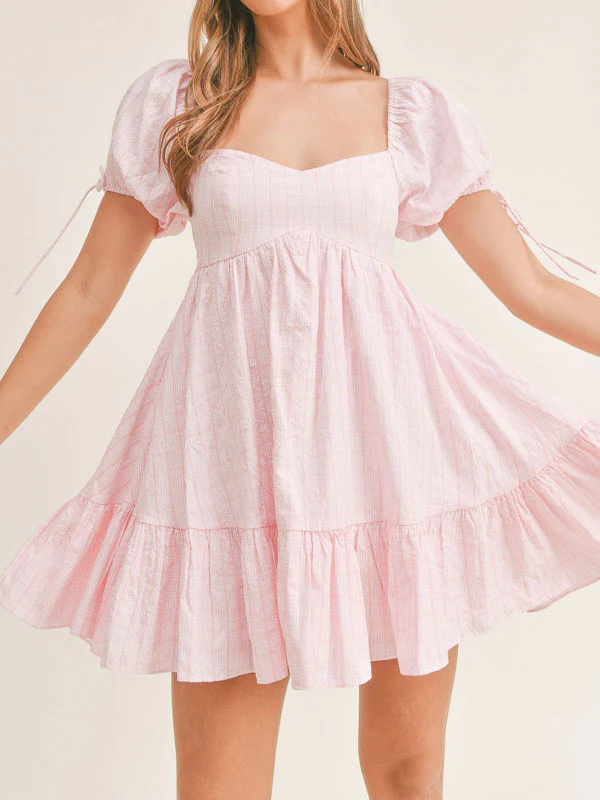 Printing mini dress