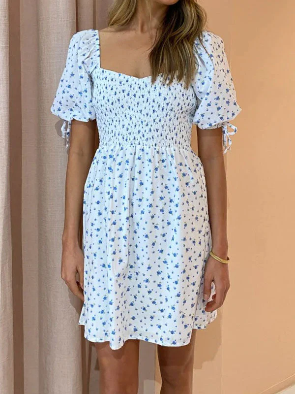 Printing pleated dress - Image 2