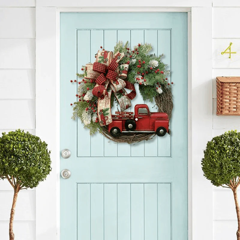 💥50% Off💥Red Truck Christmas Wreath - Image 6