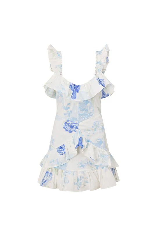 Resort Chic Floral Art Dress - Image 5