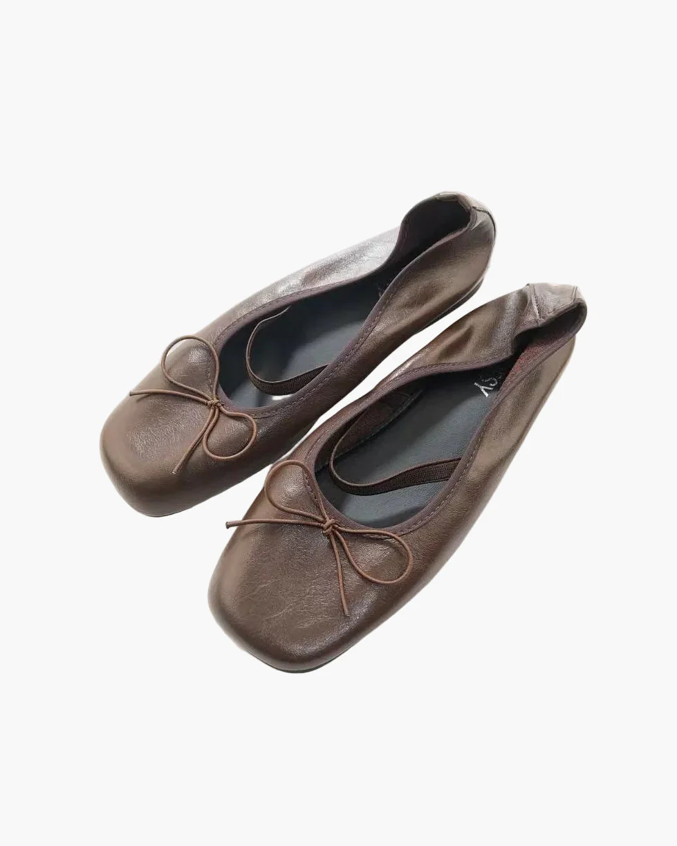 Round Toe Ballet Flats - Image 4
