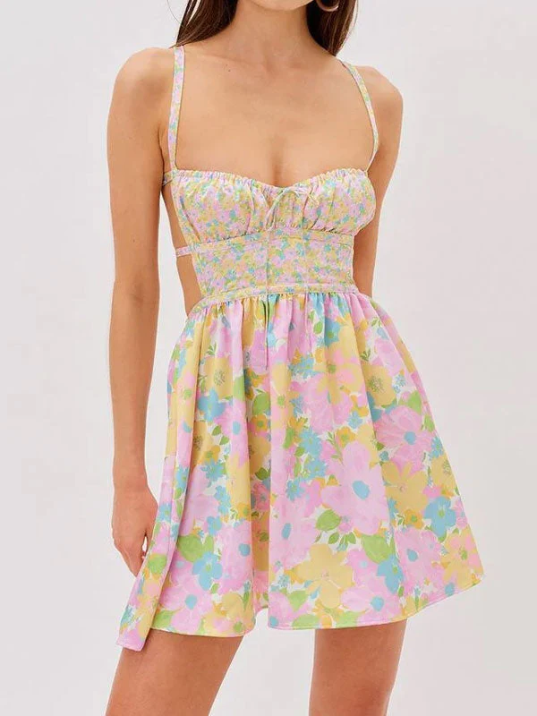 Ruched mini dress