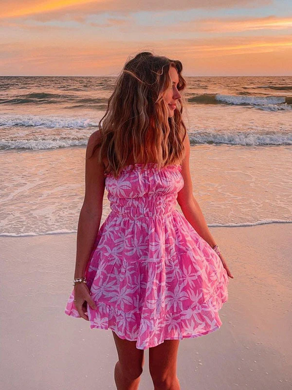 Ruched printing dress - Image 3