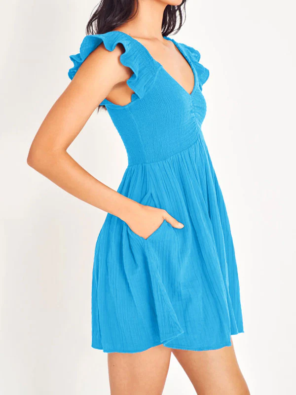 Ruffle pleated dress - Image 2