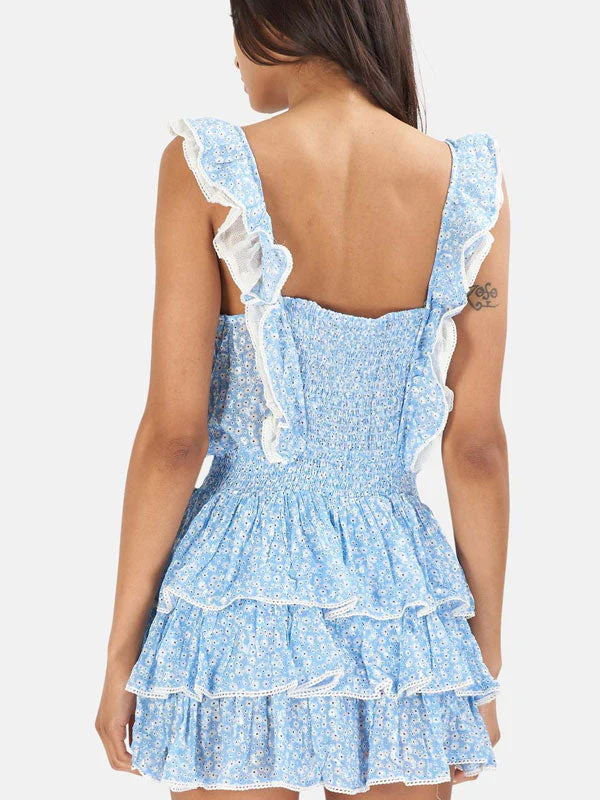 Ruffle printing dress - Image 2