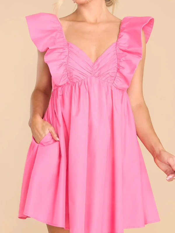 Ruffle ruched dress - Image 4